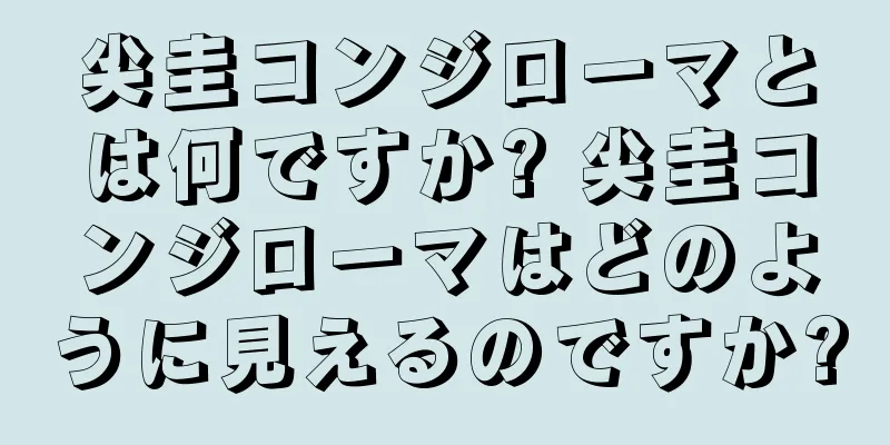 尖圭コンジローマとは何ですか? 尖圭コンジローマはどのように見えるのですか?