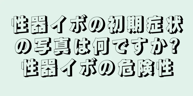 性器イボの初期症状の写真は何ですか?性器イボの危険性