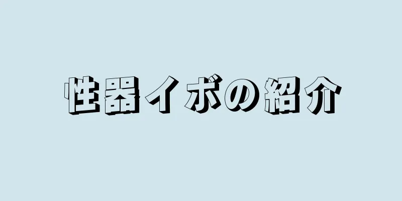 性器イボの紹介