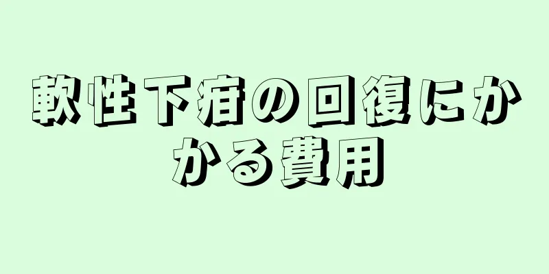 軟性下疳の回復にかかる費用