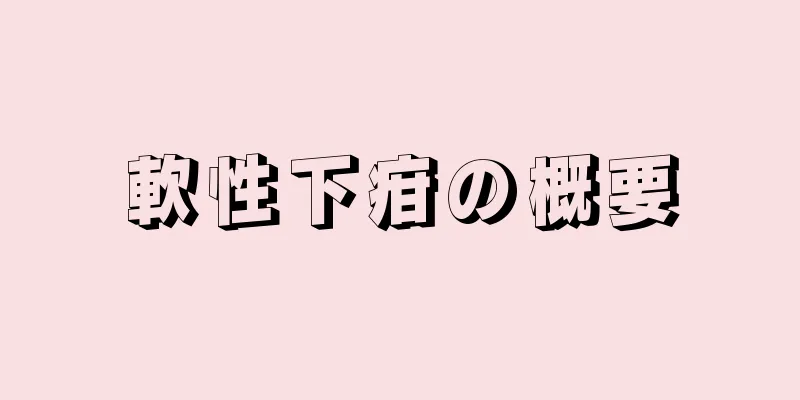 軟性下疳の概要