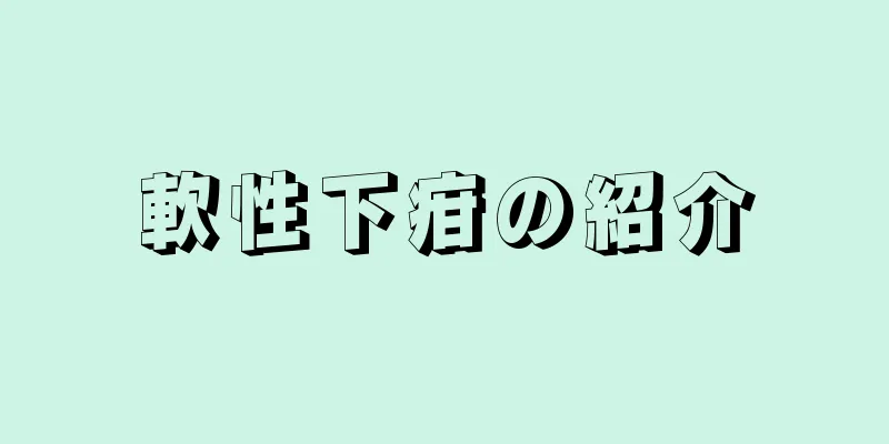 軟性下疳の紹介