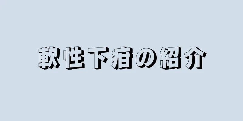 軟性下疳の紹介
