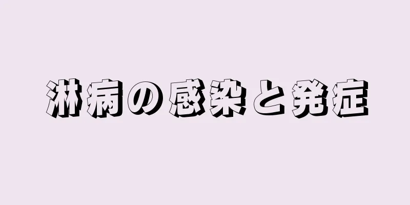 淋病の感染と発症