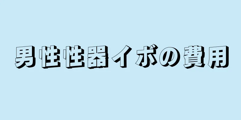 男性性器イボの費用