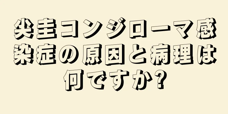 尖圭コンジローマ感染症の原因と病理は何ですか?