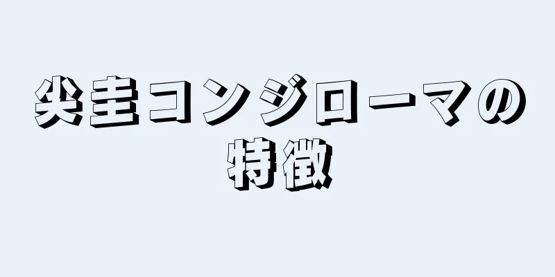 尖圭コンジローマの特徴