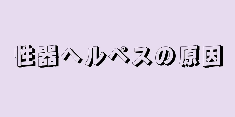 性器ヘルペスの原因