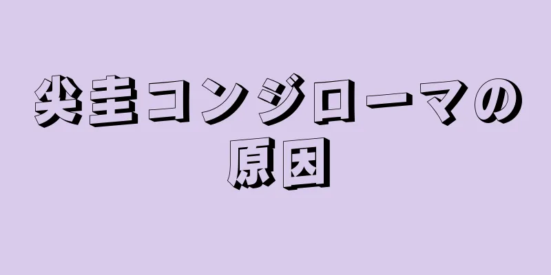 尖圭コンジローマの原因