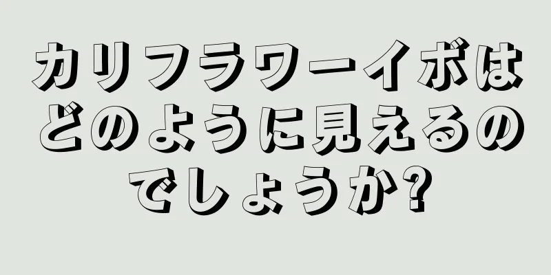 カリフラワーイボはどのように見えるのでしょうか?