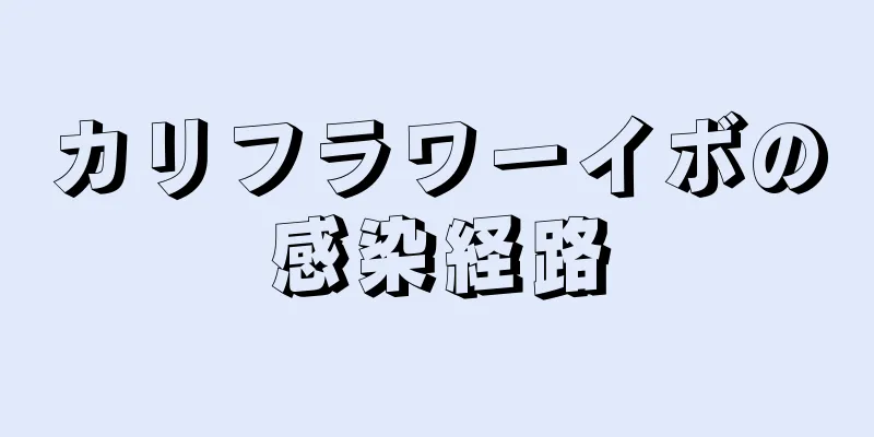 カリフラワーイボの感染経路